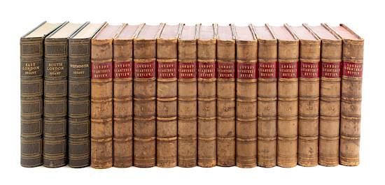 Appraisal: BINDINGS volumes comprising BINDINGS volumes comprising BESANT Walter South London