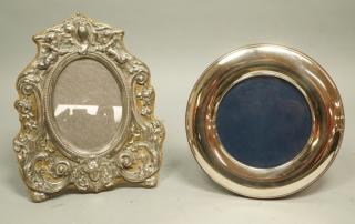 Appraisal: pc Sterling Picture Frames Decorative Italia pc Sterling Picture Frames