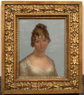 Appraisal: Early th Century English School Portrait of a young Lady