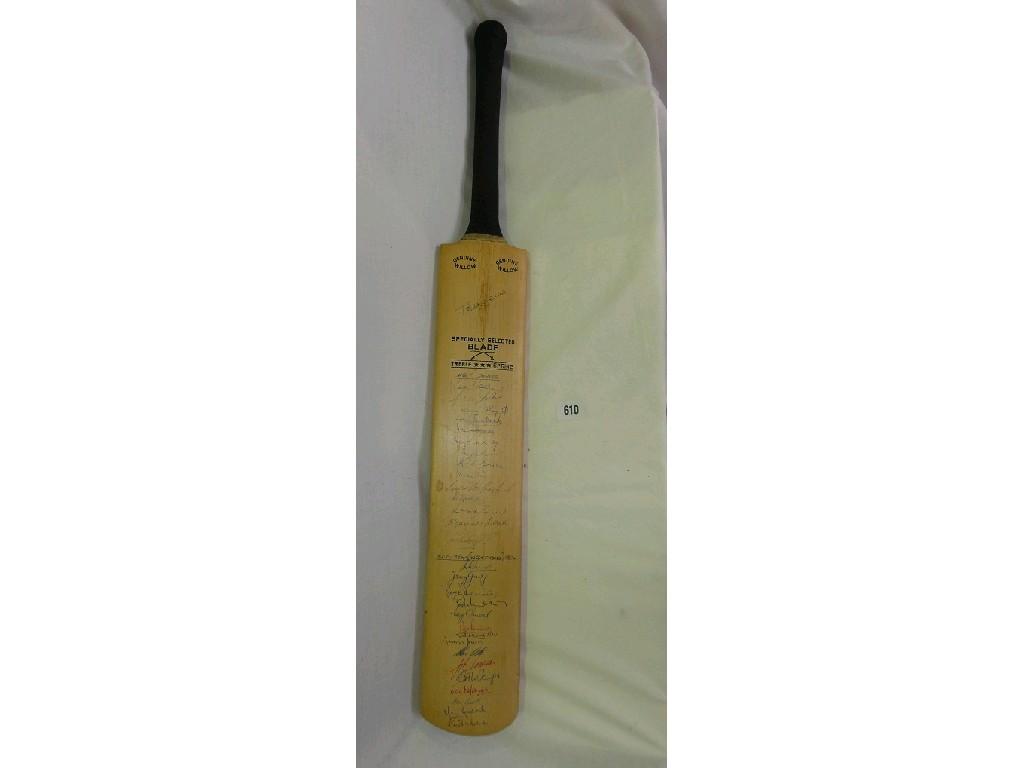 Appraisal: A Jack Birkenshaw autographed cricket bat with the West Indies