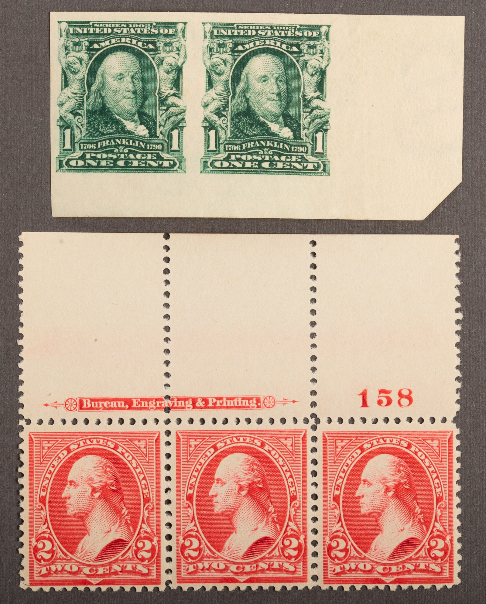 Appraisal: GROUP OF U S POSTAGE STAMPS AND Comprising c issue