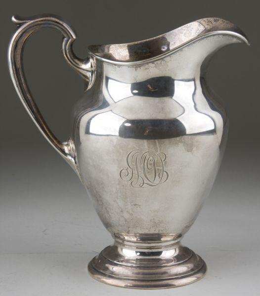 Appraisal: Sterling Presentation Water Pitcher by International inscribed on the underside