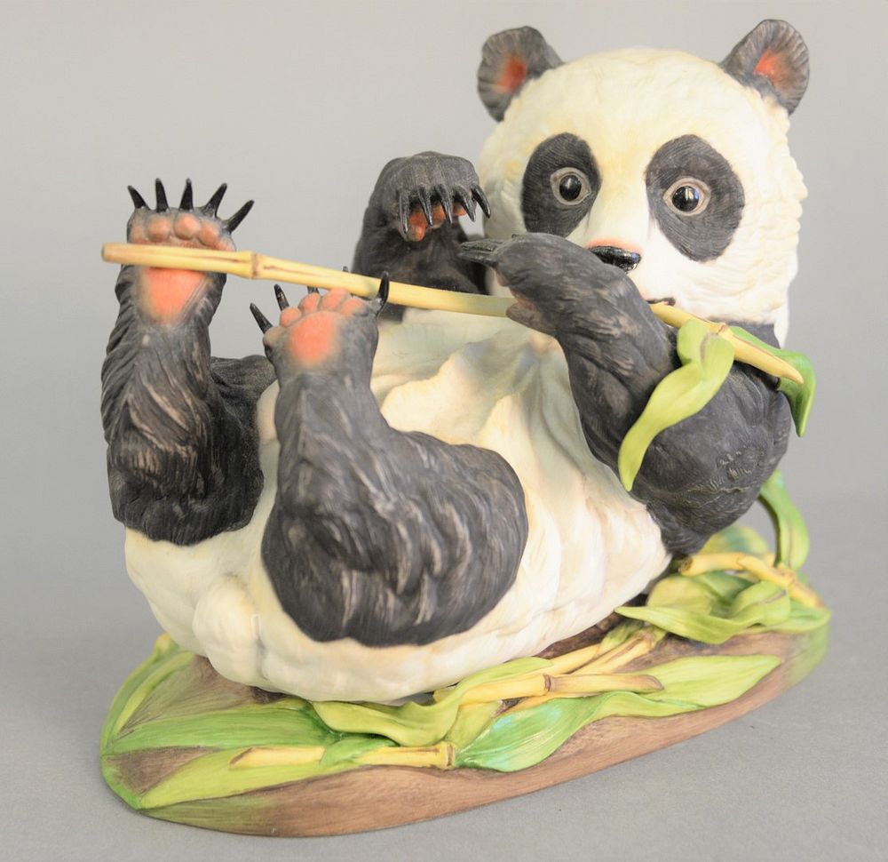 Appraisal: Boehm Giant Panda Cub porcelain sculpture by Edward Marshall -