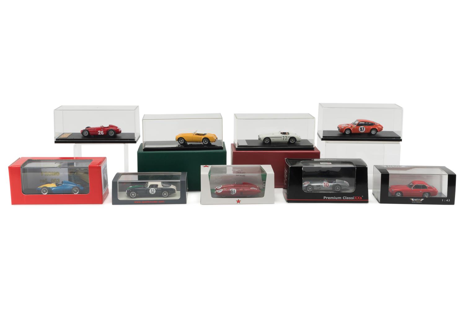 Appraisal: NINE SCALE MODEL VINTAGE ITALIAN CARS Group of nine scale