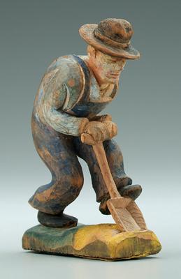 Appraisal: Tom Brown carving Pleasant Hill Tennessee - The Man With