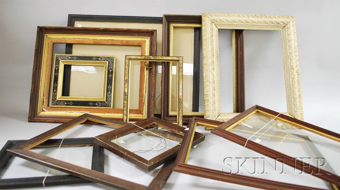 Appraisal: Approximately Twenty-three Assorted th Century Frames mostly Victorian