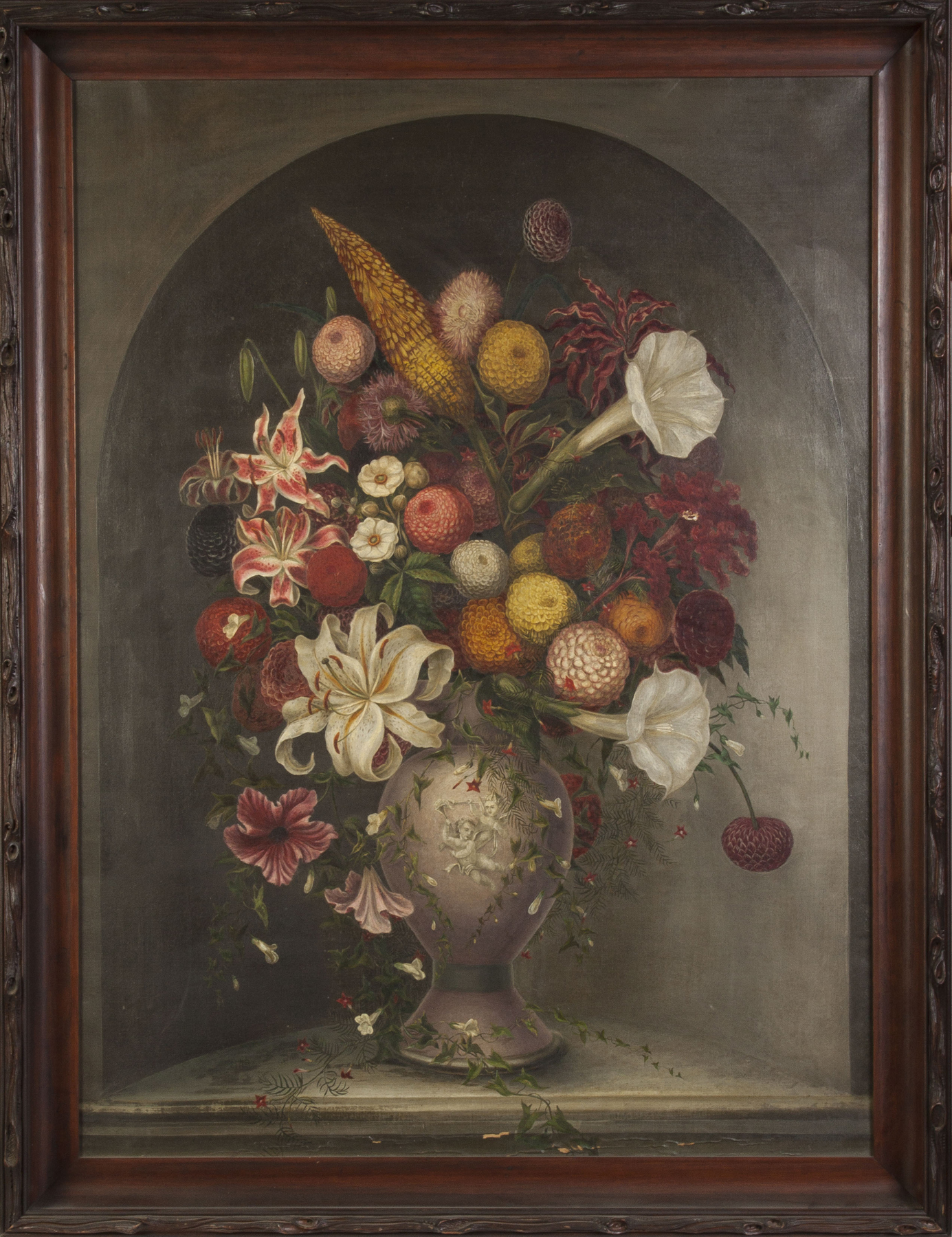 Appraisal: J W Miller Still life Sgn On reverse J W