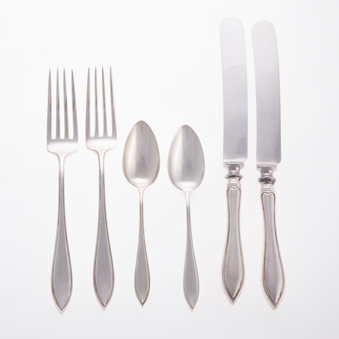 Appraisal: Birks sterling silver -piece flatware -piece place setting for eight