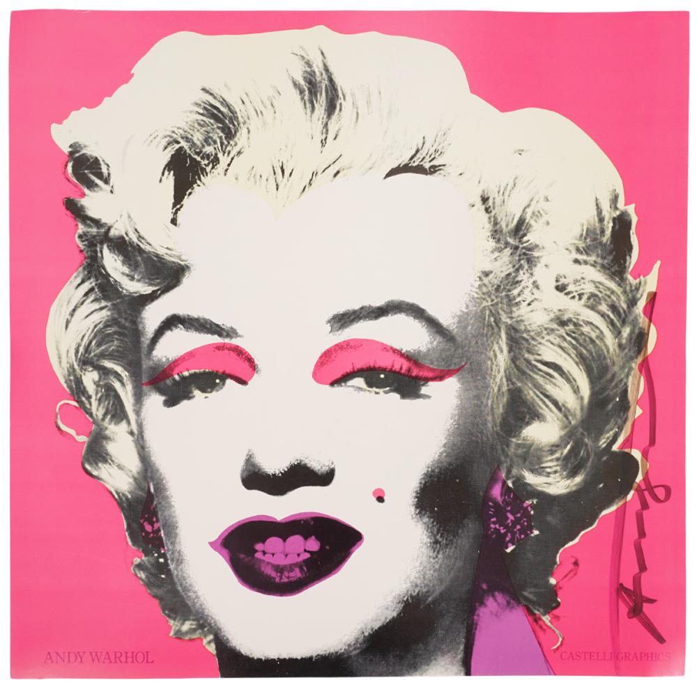 Appraisal: ANDY WARHOL 'MARILYN INVITATION' OFFSET LITHOGRAPHAndy Warhol American - Offset