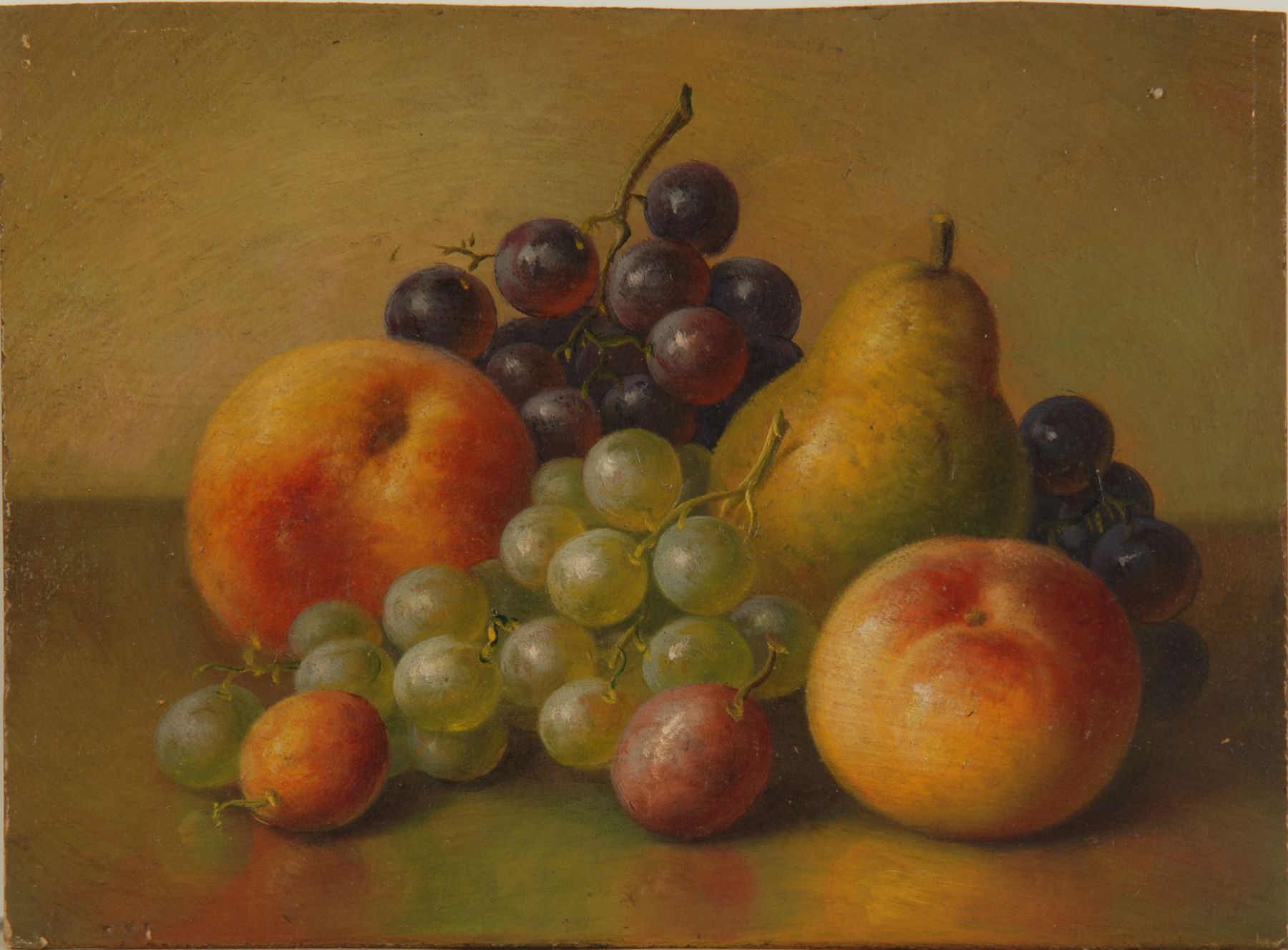 Appraisal: ATTRIBUTED TO ROBERT SPEAR DUNNINGAmerican - Still life with grapes