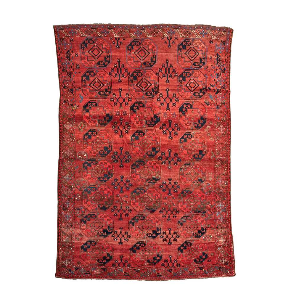 Appraisal: ERSARI CARPET TURKMENISTAN LATE TH EARLY TH CENTURY the red