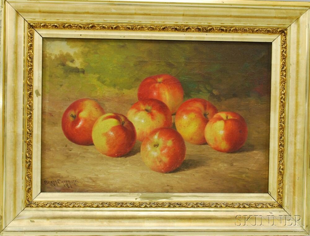 Appraisal: Attributed to Bryant Chapin American - Still Life with Apples