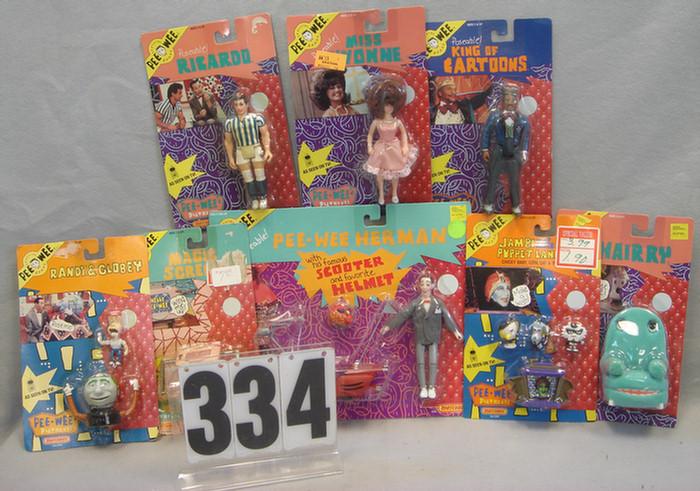 Appraisal: Lot of Matchbox Pee Wee Herman Figures mint on cards