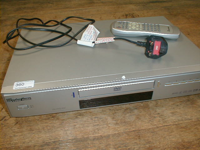 Appraisal: A Cyber home DVD player