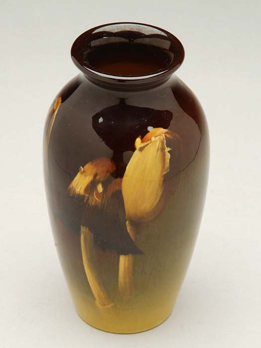 Appraisal: ROOKWOOD VASE Very nice Rookwood vase is decorated with brown