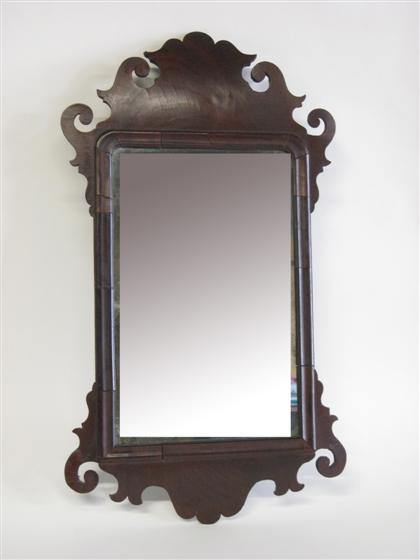 Appraisal: George III mahogany mirror th century