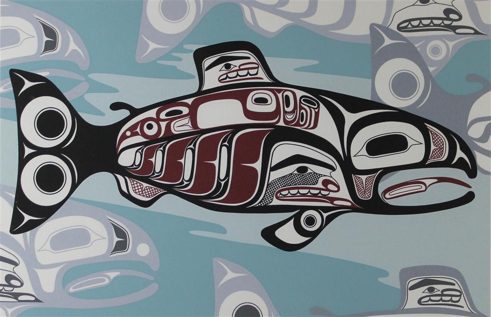 Appraisal: TERRY STARR CANADIAN - DESTINATION SKEENA March Silkscreen x in