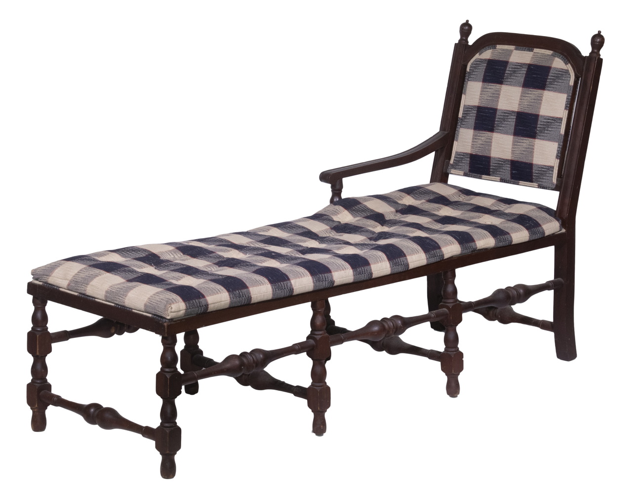 Appraisal: WILLIAM MARY STYLE DAYBED Vintage Daybed with single side arm