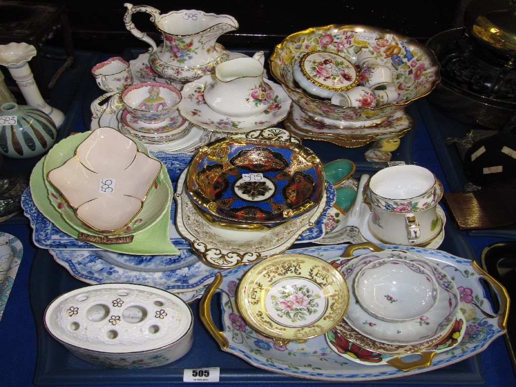 Appraisal: Lot comprising two trays of assorted ceramics to include Spode