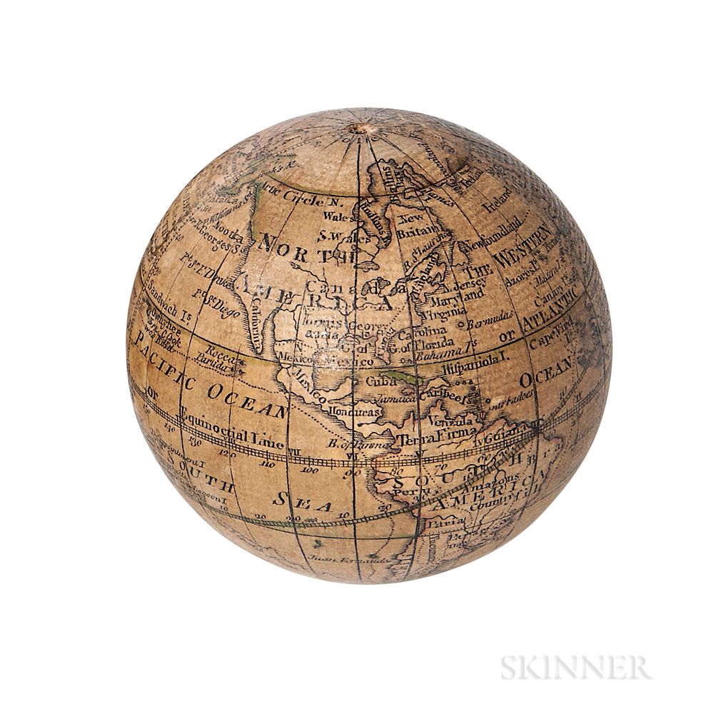 Appraisal: Nicholas Lane -inch Pocket Globe Nicholas Lane -inch Pocket Globe