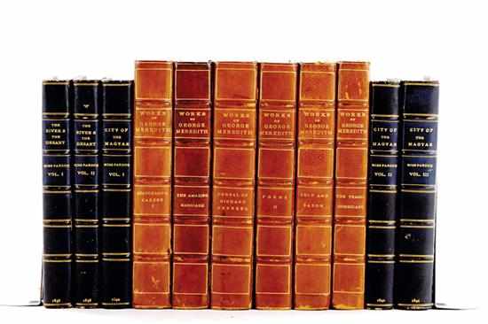 Appraisal: Fine leatherbound books by Meredith and Pardoe Meredith George THE