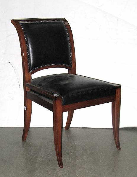 Appraisal: An Italian Neoclassical style walnut side chair height in width