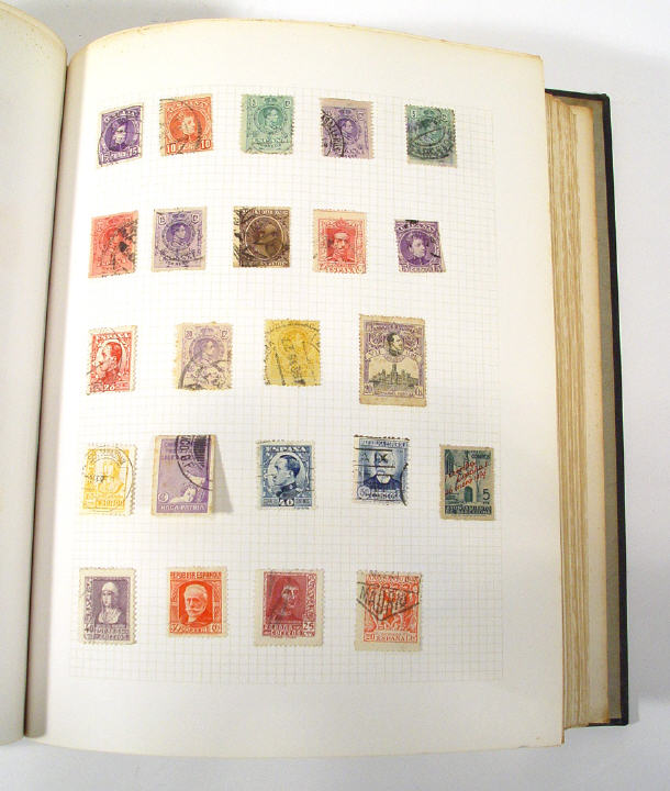 Appraisal: Extensive collection of mixed world stamps in four albums