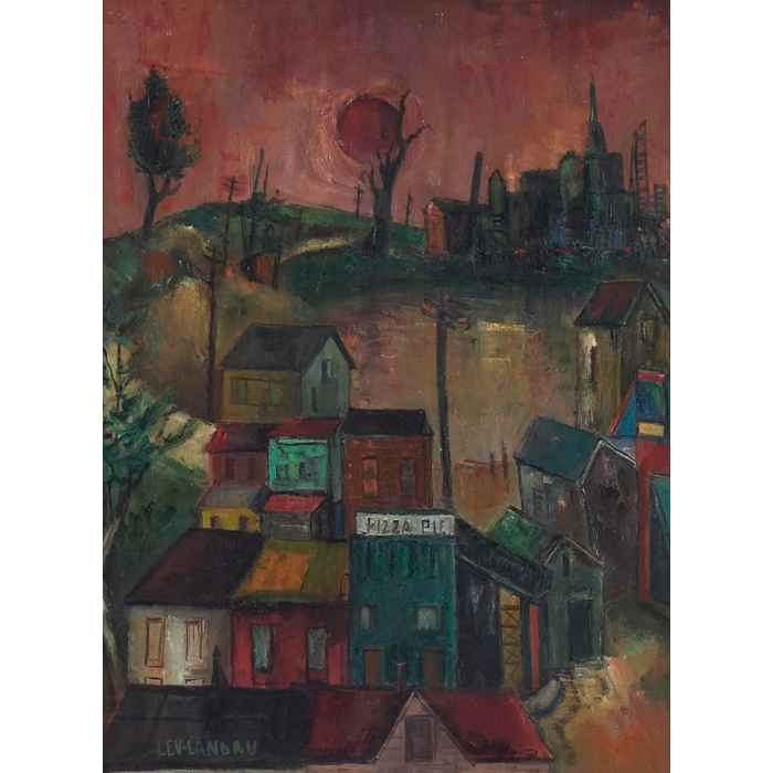 Appraisal: Samuel David Lev-Landau American th century ''Edge of Town ''