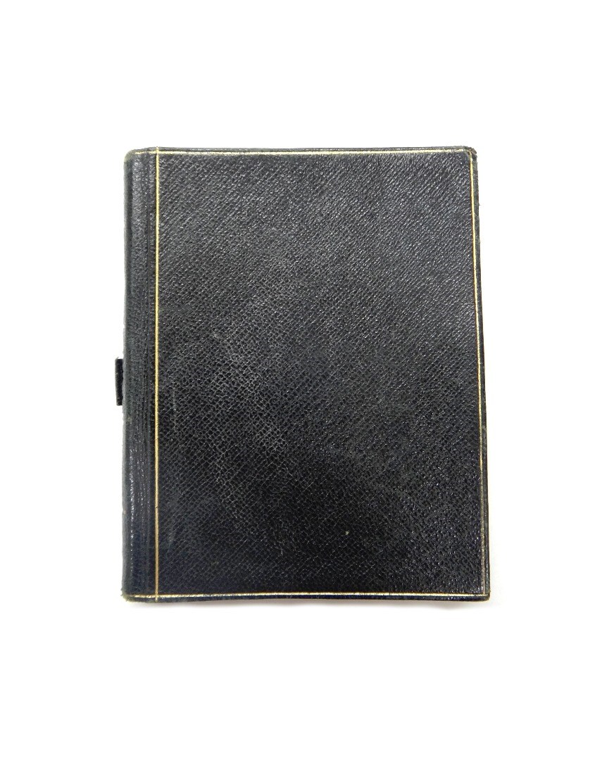 Appraisal: CRUISES - an assortment reported in a small leatherbound notebook