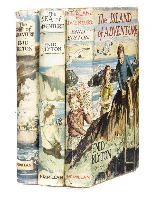 Appraisal: BLYTON ENID THE ISLAND OF ADVENTURE AND THE SHIP OF