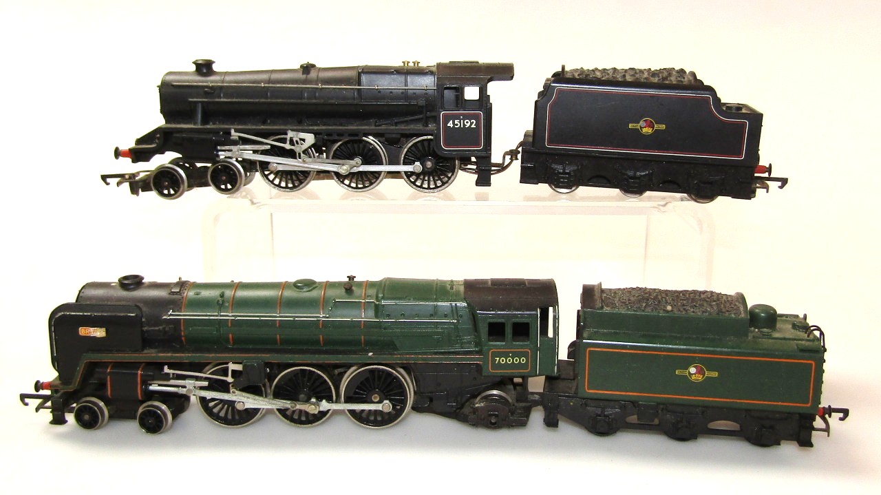 Appraisal: A Hornby Dublo locomotive and tender no cm high and