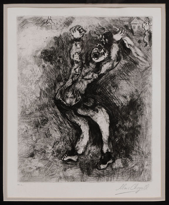 Appraisal: Marc Chagall French Russian - Le Fou qui vend la