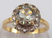 Appraisal: A carat gold quartz ring size N gms