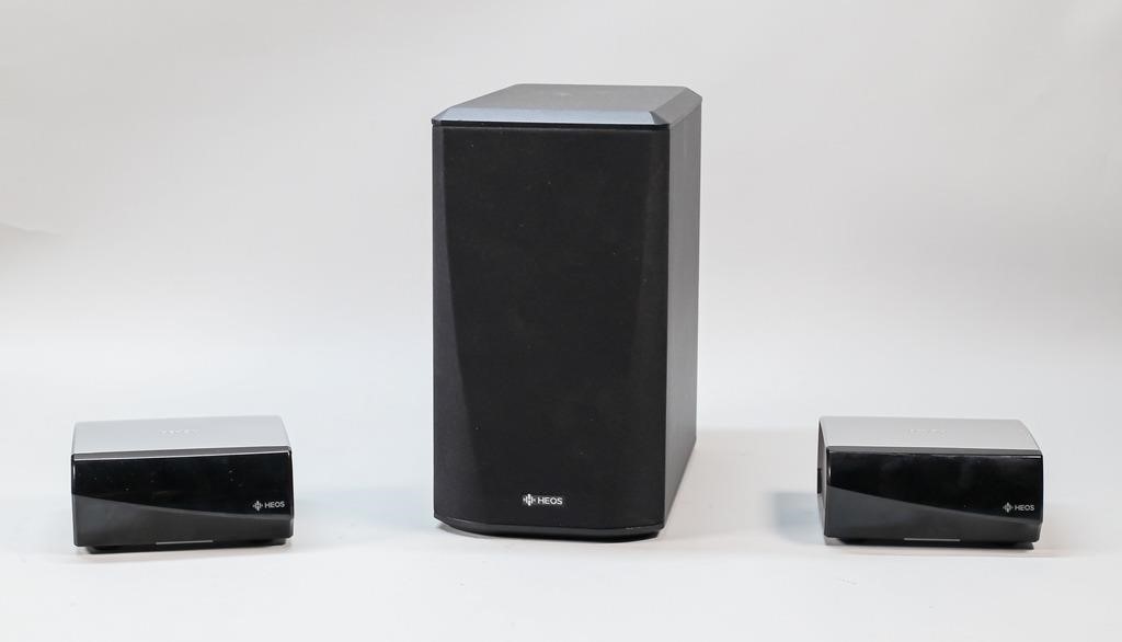 Appraisal: Grouping of Heos by Denon wireless sound equipment Chinese st