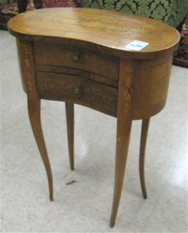 Appraisal: PAIR OF LOUIS XV STYLE TABLES EN CHIFFONIERE Italy c