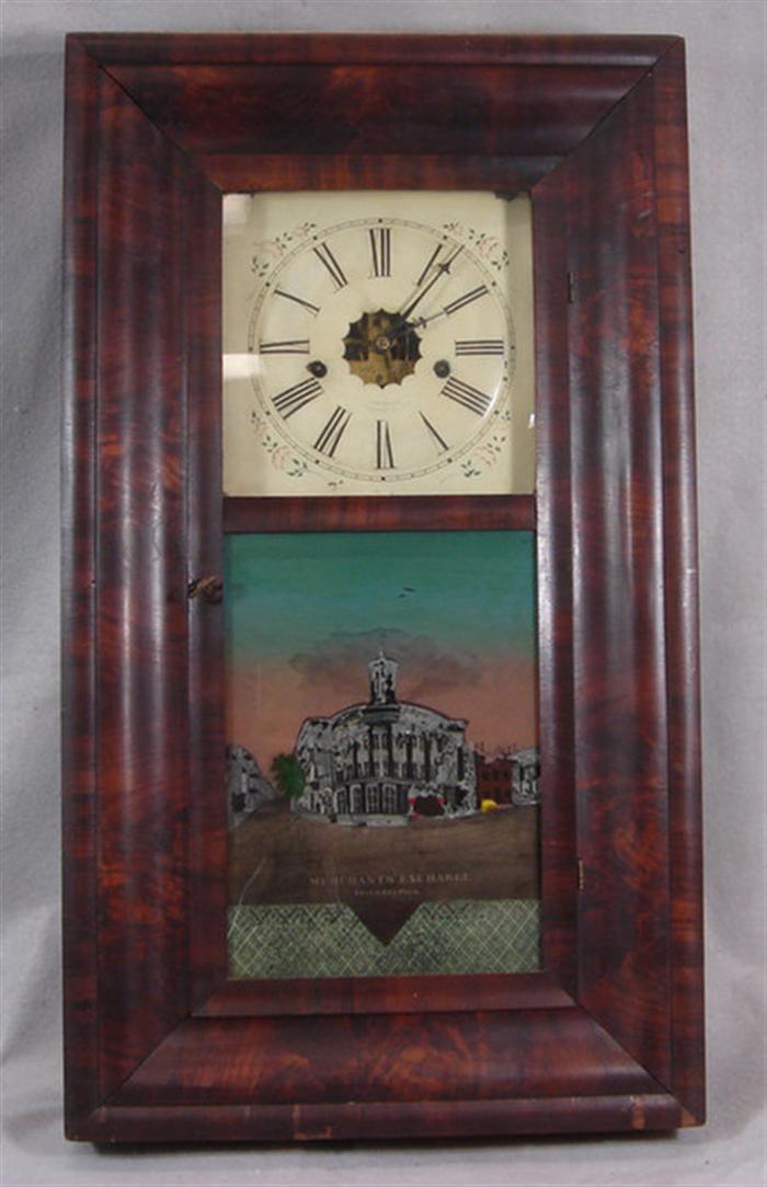 Appraisal: JG Brown OG box clock h Estimate -