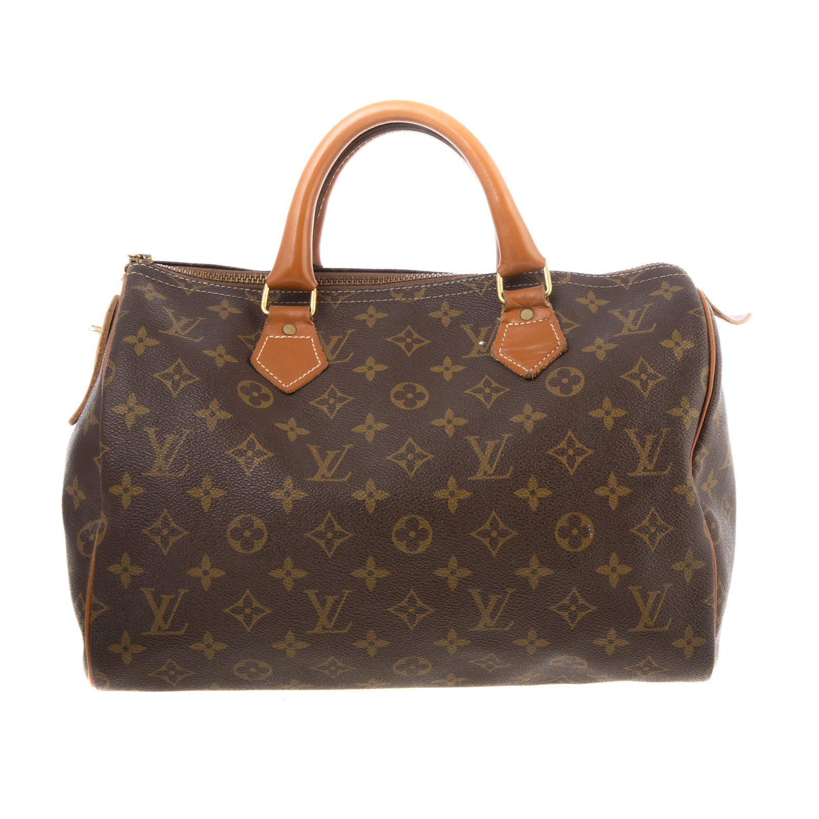 Appraisal: A LOUIS VUITTON FRENCH COMPANY MONOGRAM SPEEDY A brown and