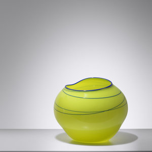 Appraisal: Dale Chihuly b Basket Portland Press Editions USA blown glass