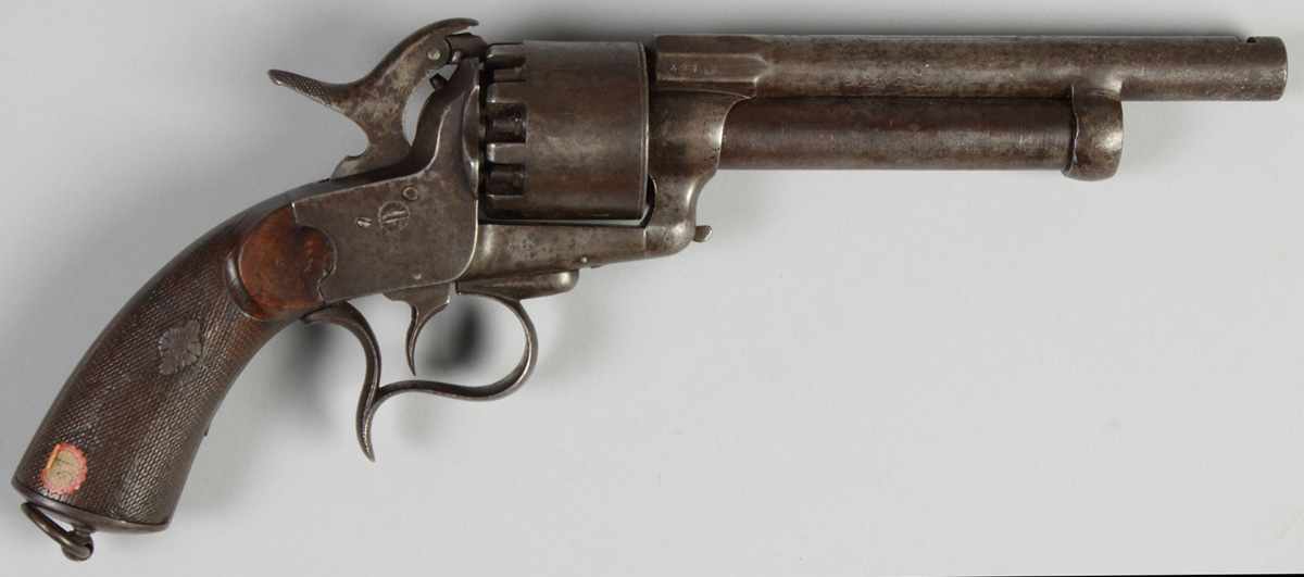 Appraisal: Col LeMat Paris Cap Ball Revolver shots cal central g