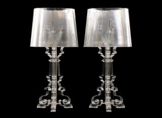 Appraisal: Pair Ferruccio Laviani Kartell Bourgie Lamps Ferruccio Laviani Italian born