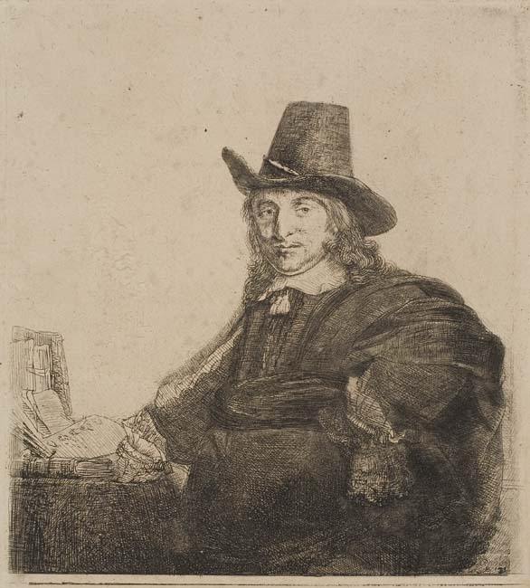 Appraisal: REMBRANDT VAN RIJN Jan Asselyn Painter Etching and drypoint on