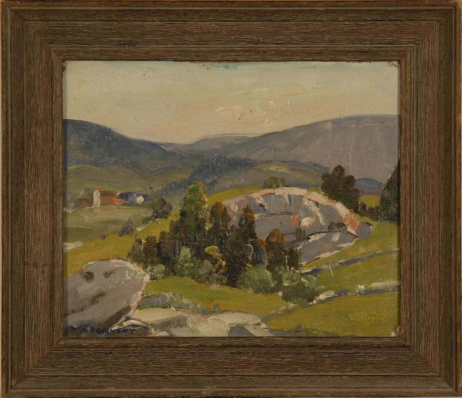 Appraisal: ARTHUR JAMES BEAUMONTAmerican - Landscape with rolling hills Signed lower