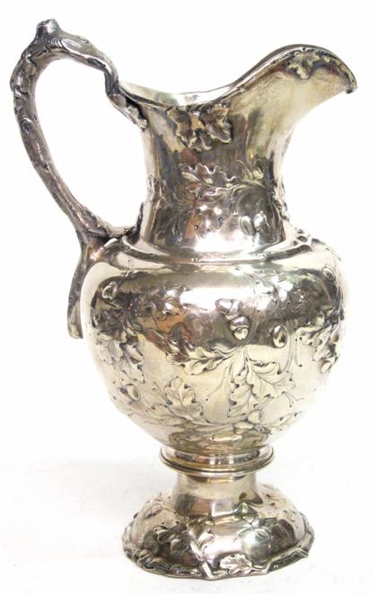 Appraisal: Sterling silver water pitcher wm gale son new york ny