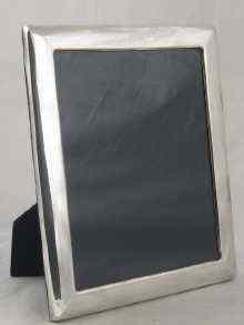 Appraisal: A large silver photo frame x cm Sheffield