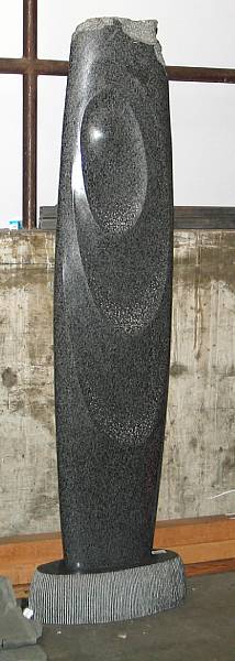 Appraisal: Yoshikawa Untitled granite height with base in