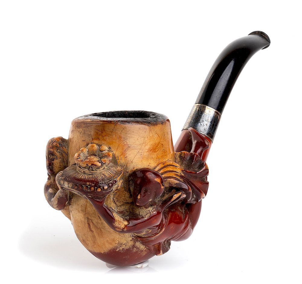 Appraisal: Meerschaum pipe - England late th early th Century Meerschaum