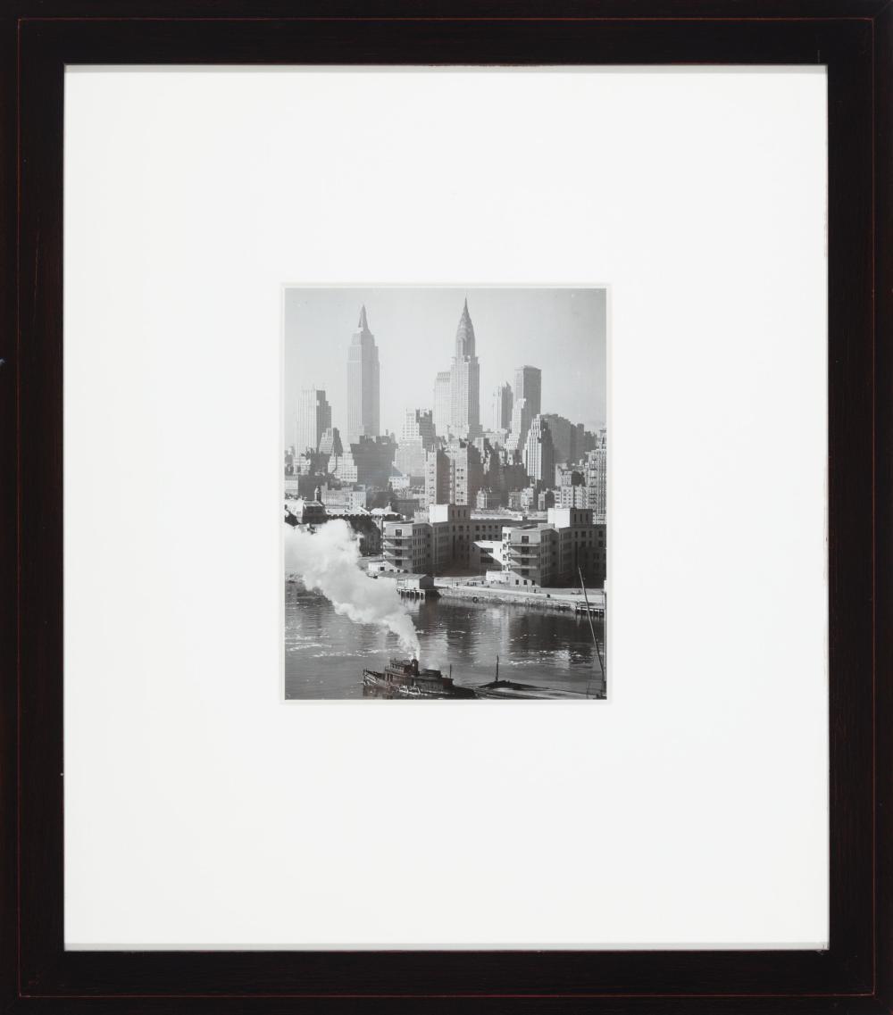 Appraisal: Andreas Feininger American - View from the Queensboro Bridge negative