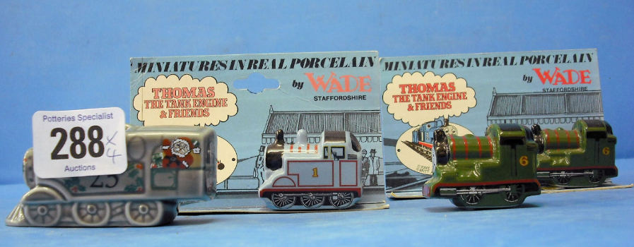 Appraisal: Wade Thomas the Tank Engine Miniature Figures on Original Shop