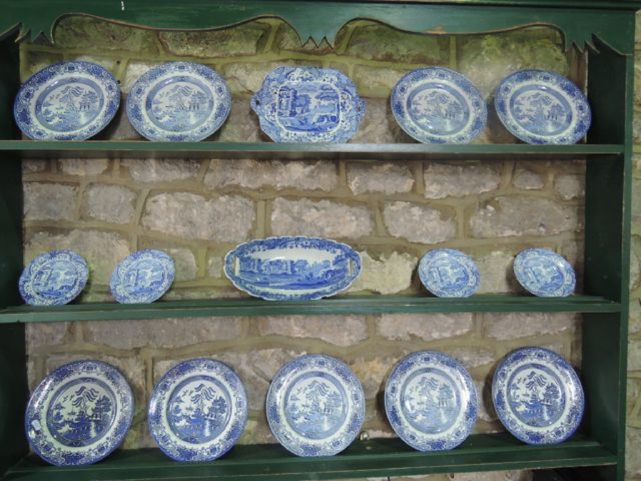 Appraisal: A collection of Copeland Spode blue and white printed Italian