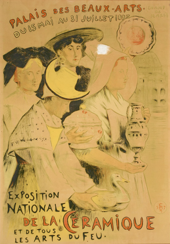 Appraisal: Camille Nelaton Moreau French - Exposition Nationale de la C